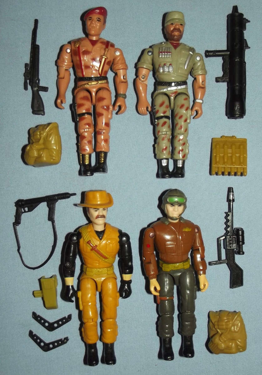 1986 The Corps by Lanard Toys GI Joe Size Action Figure Lot