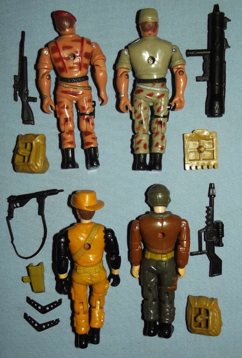 1986 The Corps by Lanard Toys GI Joe Size Action Figure Lot