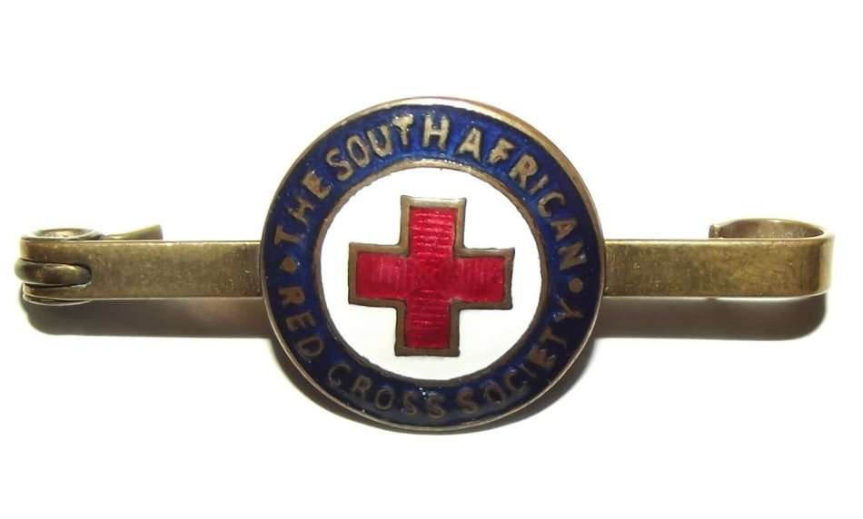 Old South African Red Cross Society Metal Lapel Pin Badge