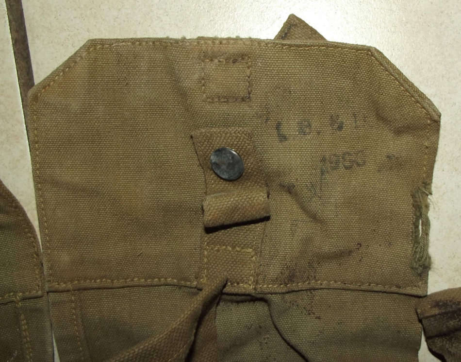 Old Rhodesia Army Webbing Kidney Pouch Pack