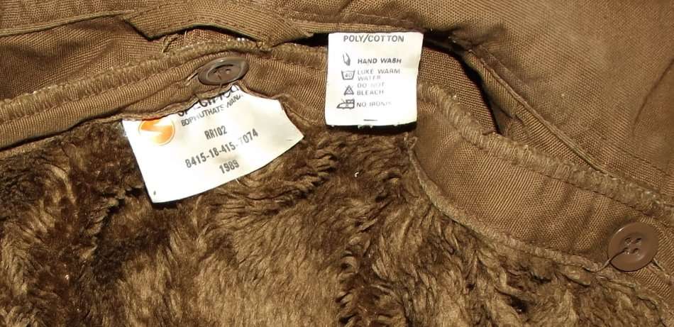 1989 SADF Army Nutria "Aapjas" Coat + Woolen Inner