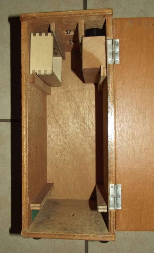 Old Wooden Microscope Case