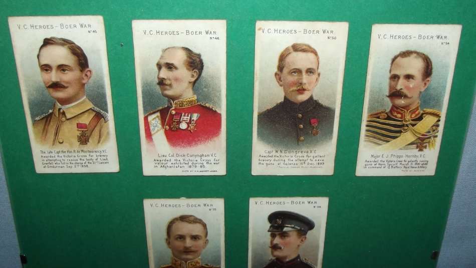 10 Old Boer War Victoria Cross Heroes Cigarette Cards