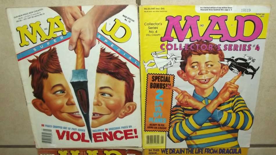 Lot of 4 Mad Magazines From 1992 and 1993