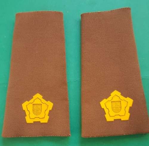 SADF Army Major Nutria Rubber Shoulder Ranks