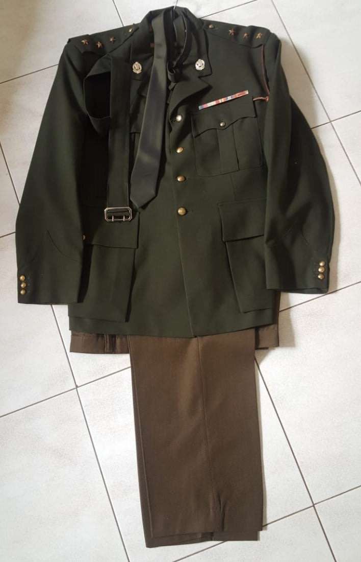 Old Railway Police Captain Tunic Jacket and Trousers Etc.