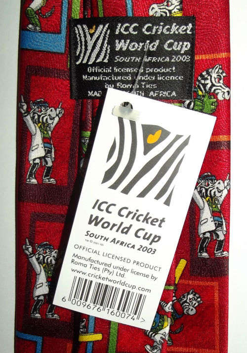 Official 2003 ICC Cricket World Cup in South Africa Tie