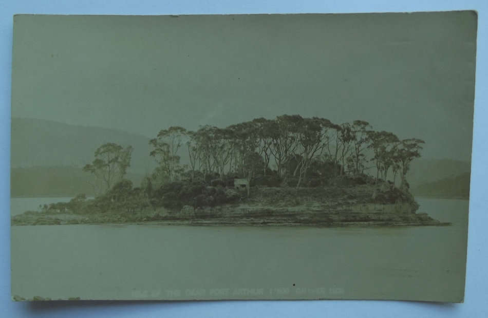 Early 1900's Used Isle of the Dead, Port Arthur, Australia Postcard