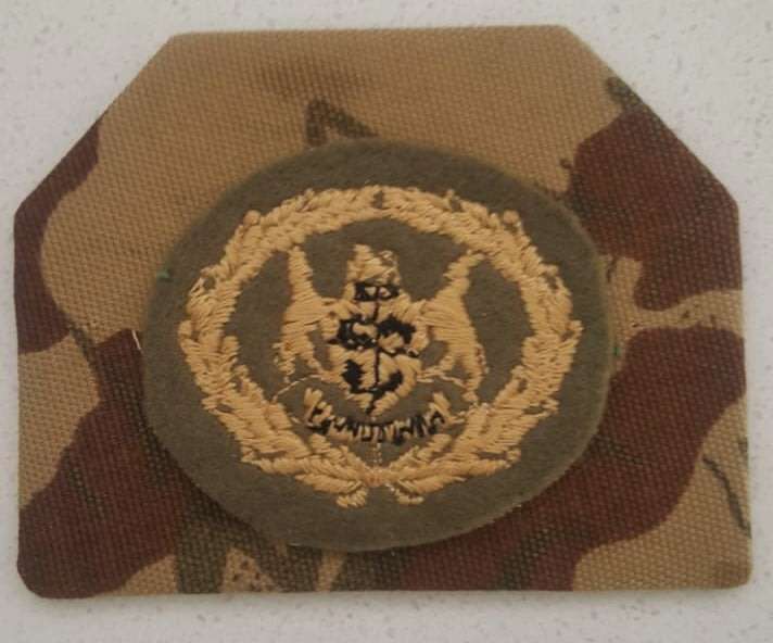 Old Koevoet Warrant Officer Cloth Arm Badge - Scarce