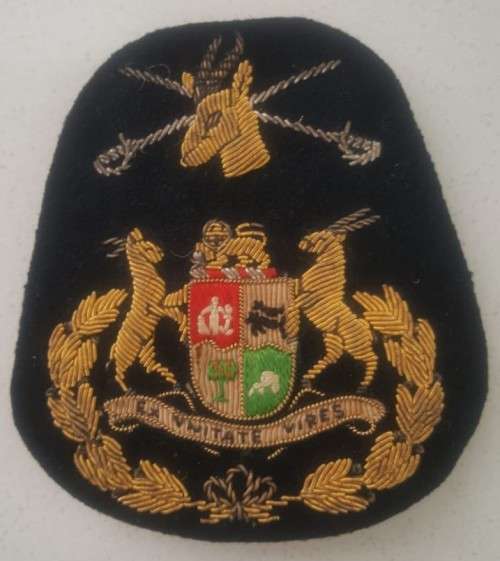 Original SADF Sgt Major of the Army 1st Type Bullion Wire Arm Badge