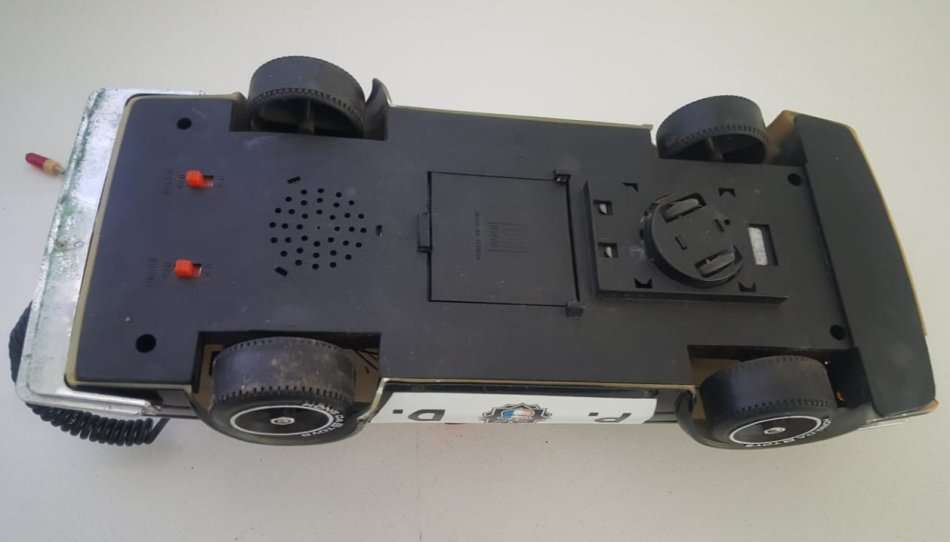 Large Old Mercedes Battery Operated  Police Car