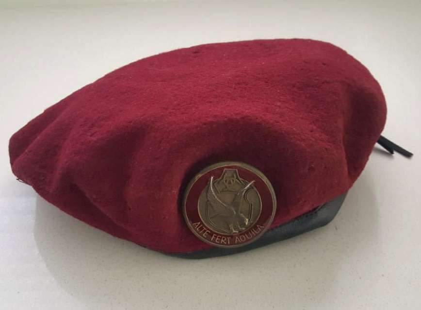 Old AWB Beret With Badge