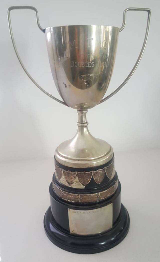 Large Vintage MTC Mens Doubles Handicap EPNS Trophy