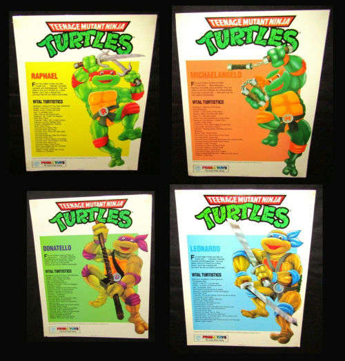 Lot of 4 Original 90's TMNT Teenage Ninja Mutant Turtles Posters