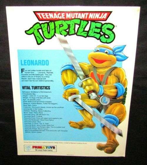 Lot of 4 Original 90's TMNT Teenage Ninja Mutant Turtles Posters