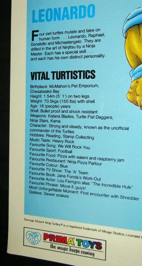 Lot of 4 Original 90's TMNT Teenage Ninja Mutant Turtles Posters