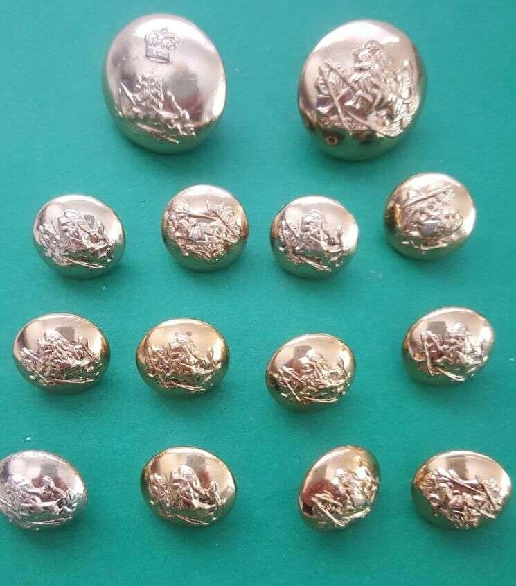 14 Old Rhodesia BSAP Buttons