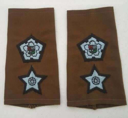 SADF Border War Airforce Lieutenant Colonel Slip On Rank Badges