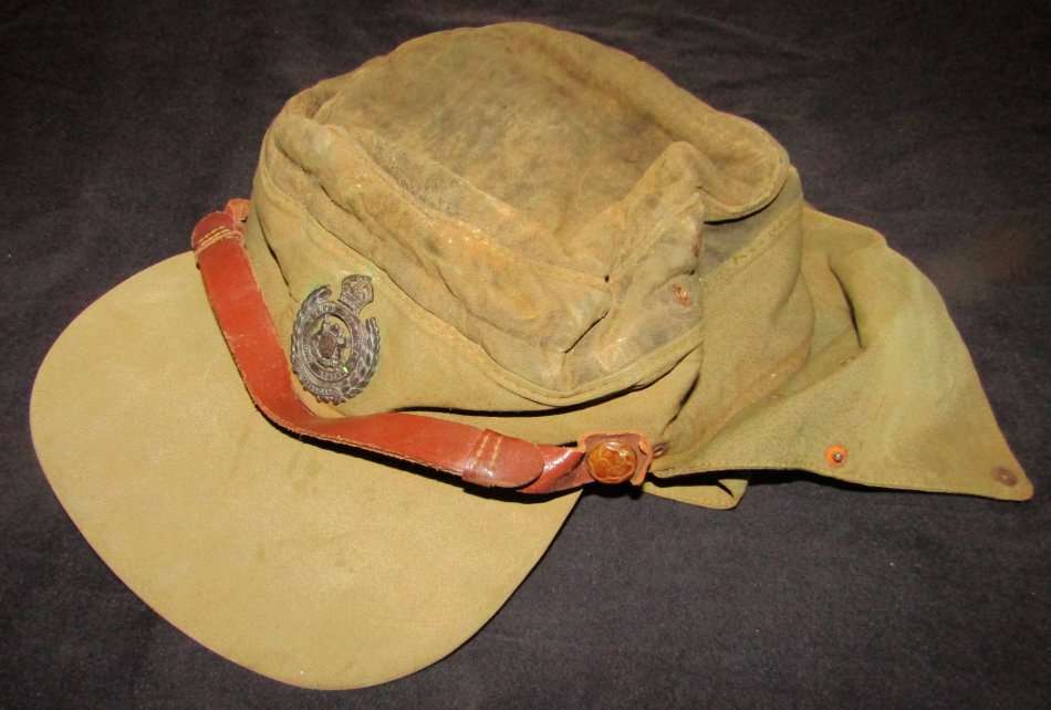 SADF Field Flap Cap with Engineers Corps Cap Badge