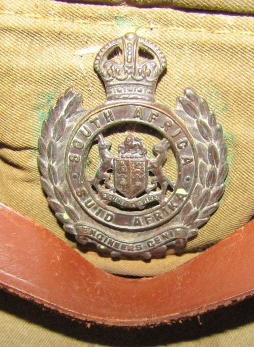 SADF Field Flap Cap with Engineers Corps Cap Badge