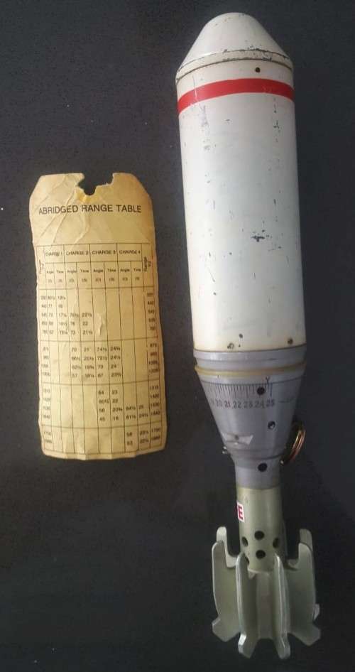 SADF 60MM TYPE 62 ILLUMINATING MORTAR BOMB