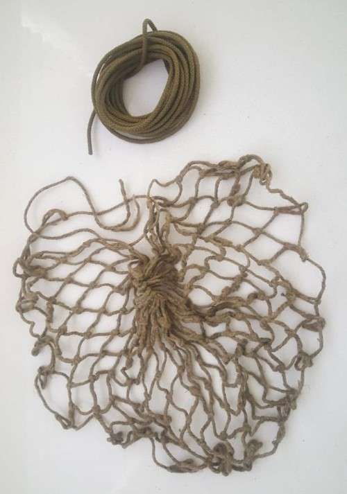 SADF Staaldak Helmet Net and 5 Metres of Para Cord