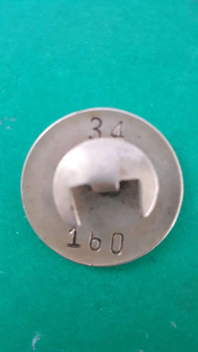 WW2 SA LOYAL SERVICE BUTTONHOLE BADGE NUMBERED