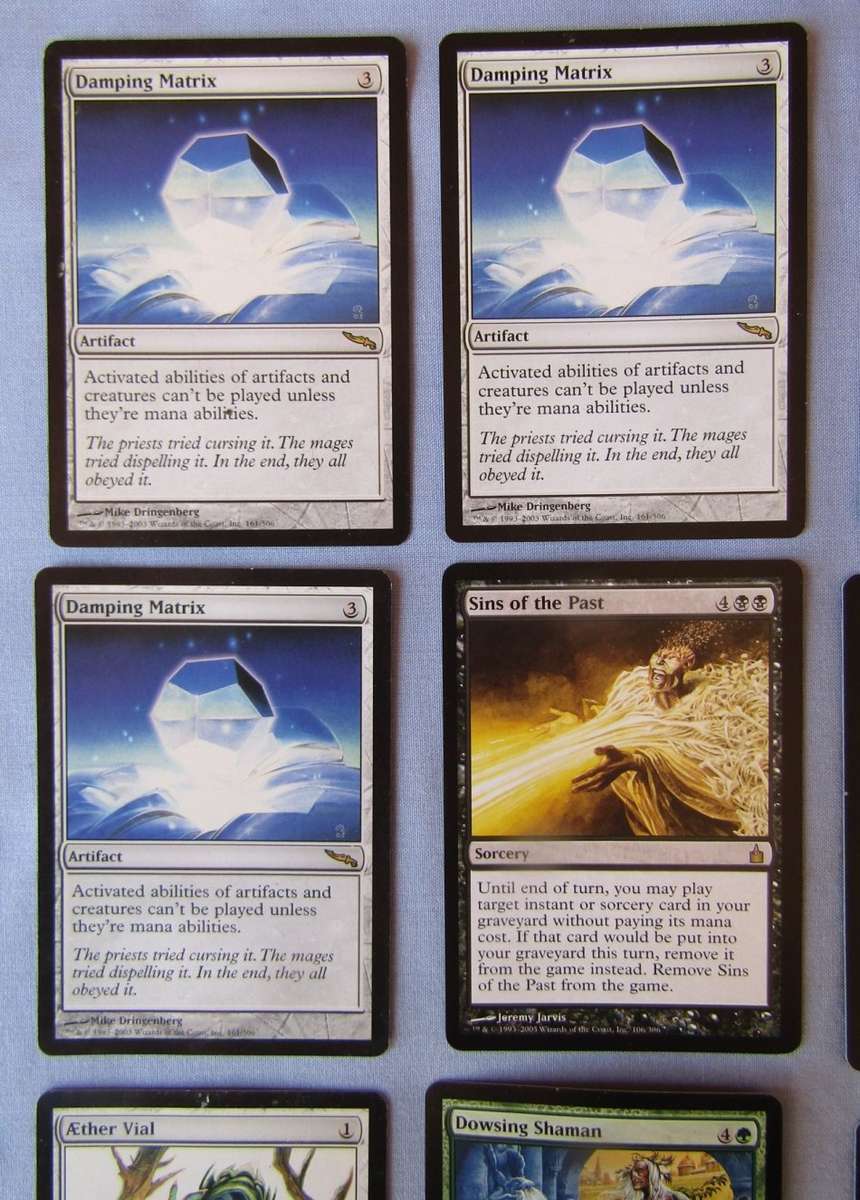 20 Magic The Gathering MTG Trading Cards From the 2000's