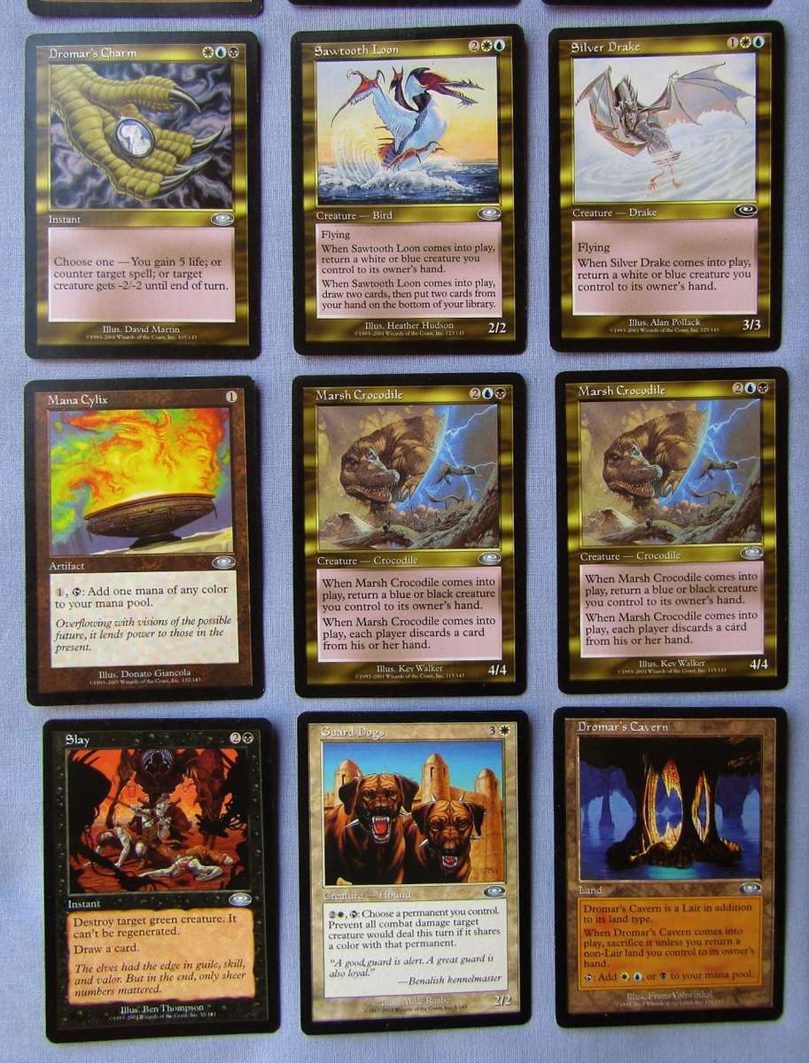 30 Magic The Gathering MTG Planeshift 2001 Trading Cards