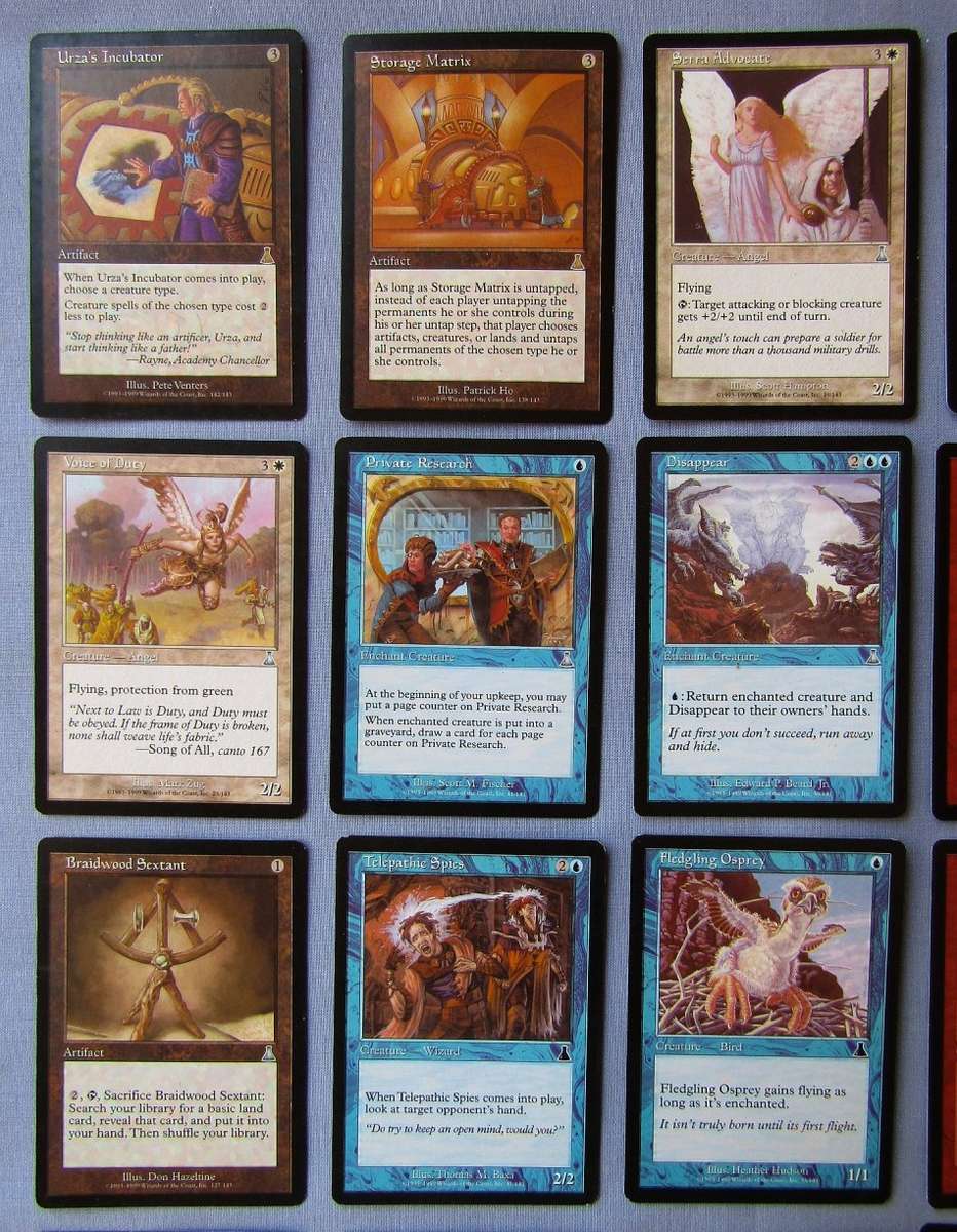 25 Magic The Gathering MTG Urza's Destiny 1999 Trading Cards