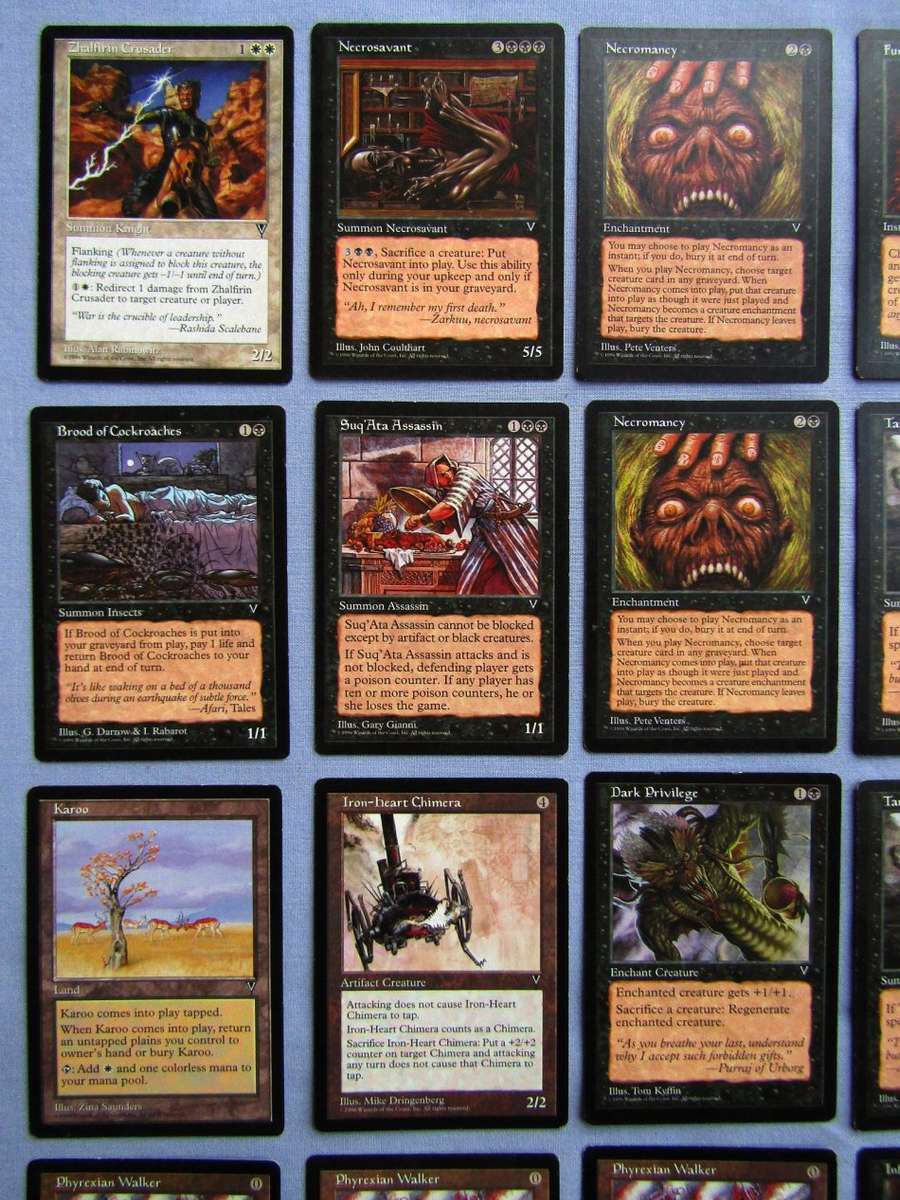30 Magic The Gathering MTG Visions 1997 Trading Cards
