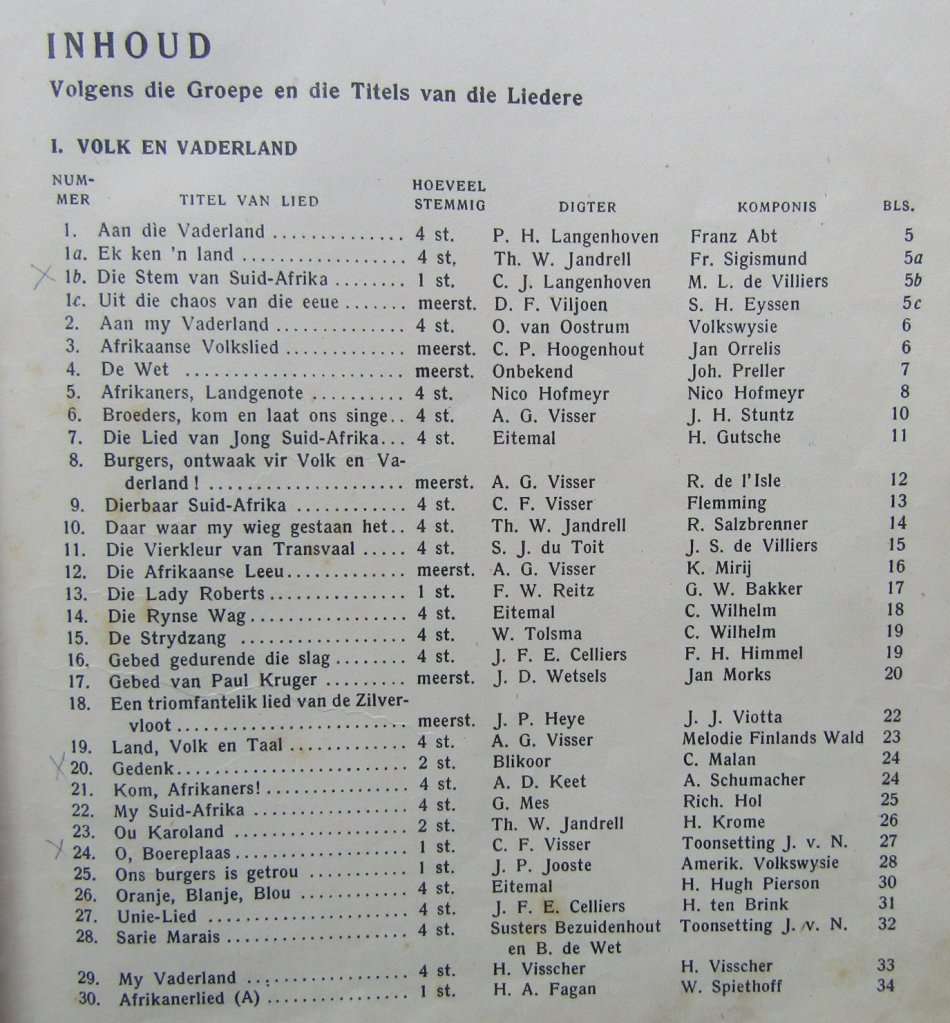 1937 FAK Volksangbundel