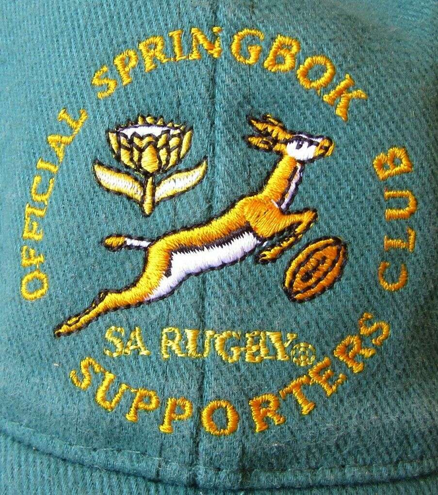 Old SA Rugby Official Springbok Supporters Club Green Cap
