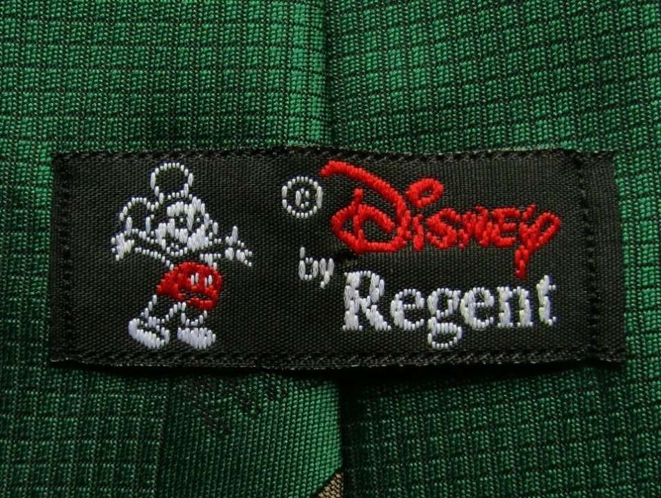 Vintage Disney - The Legendary Mickey Mouse - Green Neck Tie
