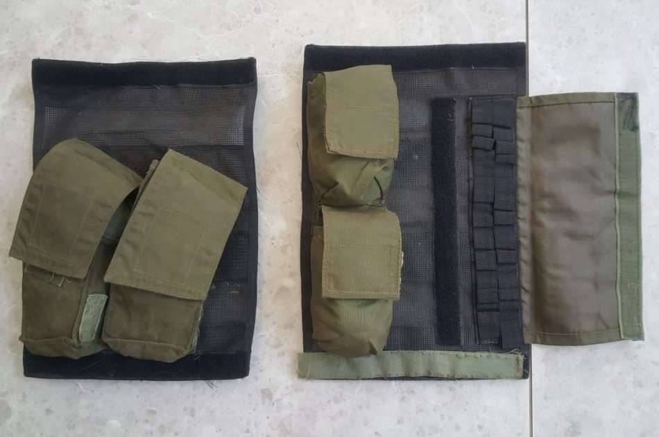 SADF Special Forces Niemoller Style Webbing Removable Ammo Pouches with Velcro Backing