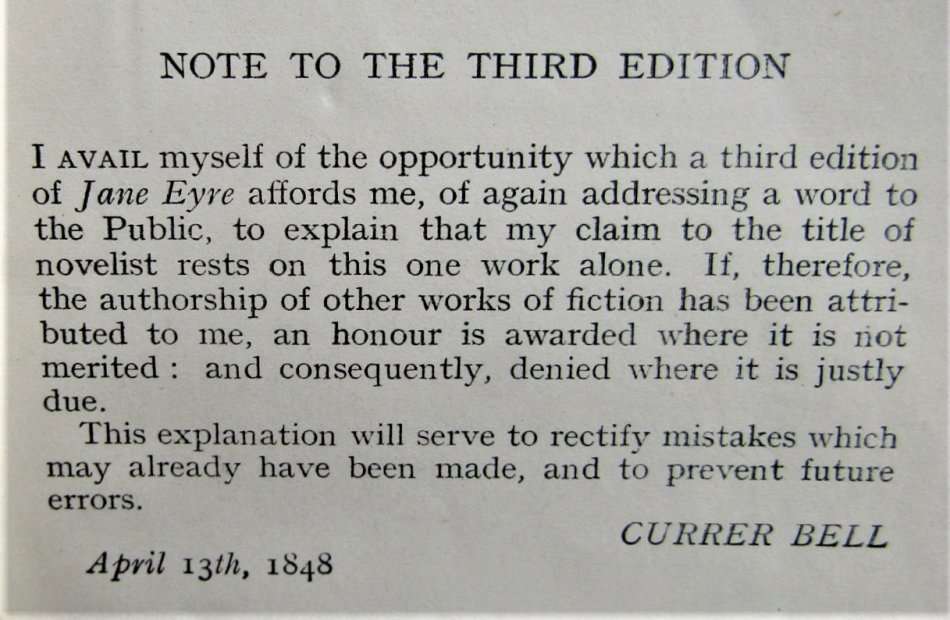 1848 - Jane Eyre - Charlotte Bronte