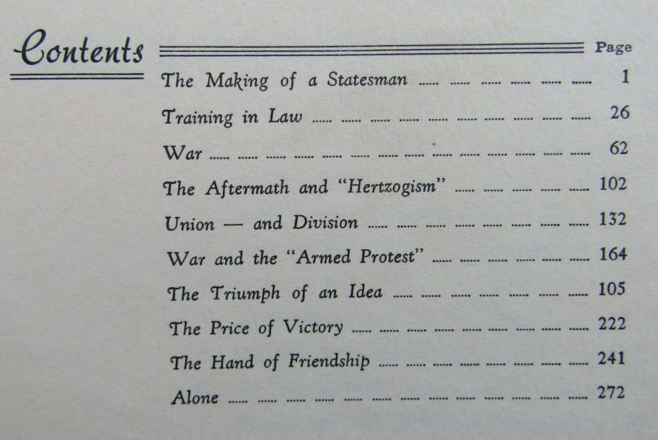1946 General J.B.M. Hertzog Book
