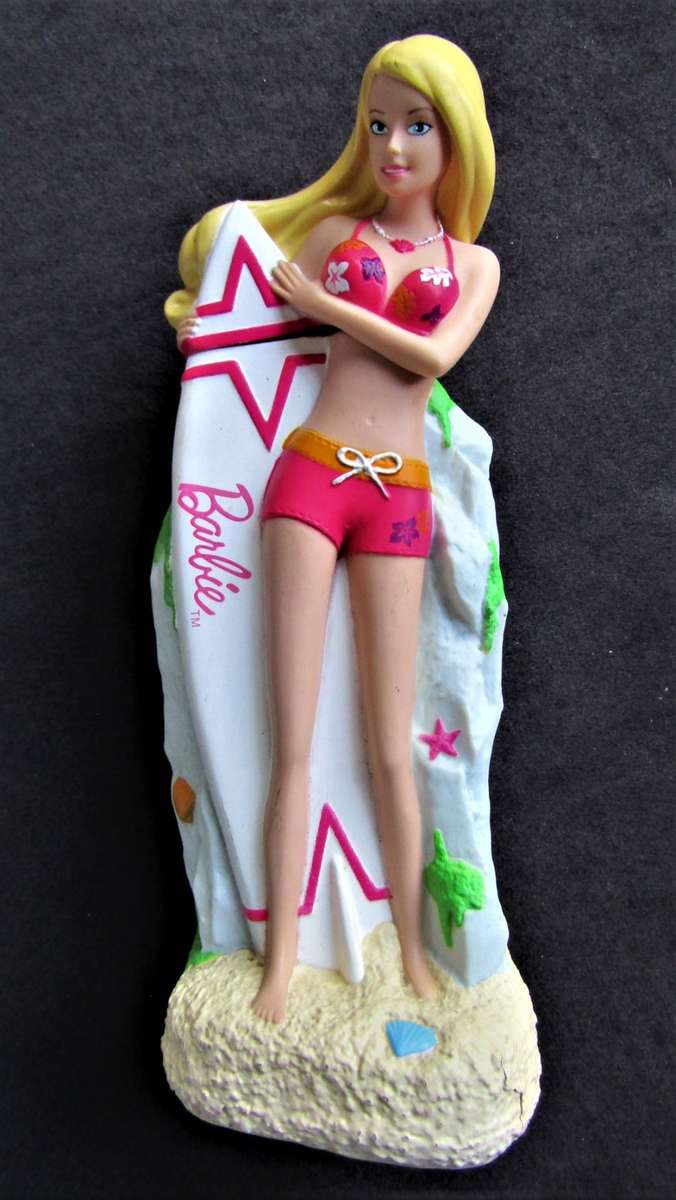 Old Barbie Doll Figure Shampoo Bottle