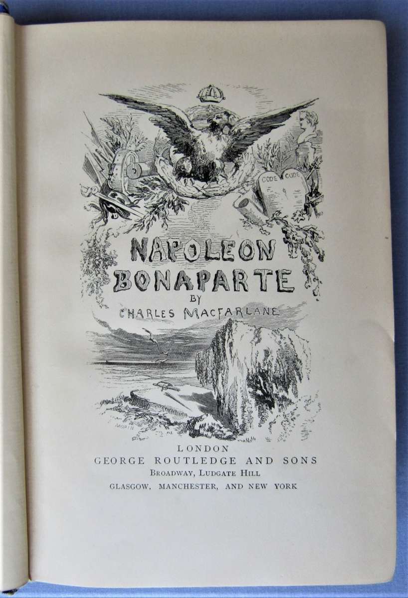 The Life of Napoleon Bonaparte Book From the 1800's