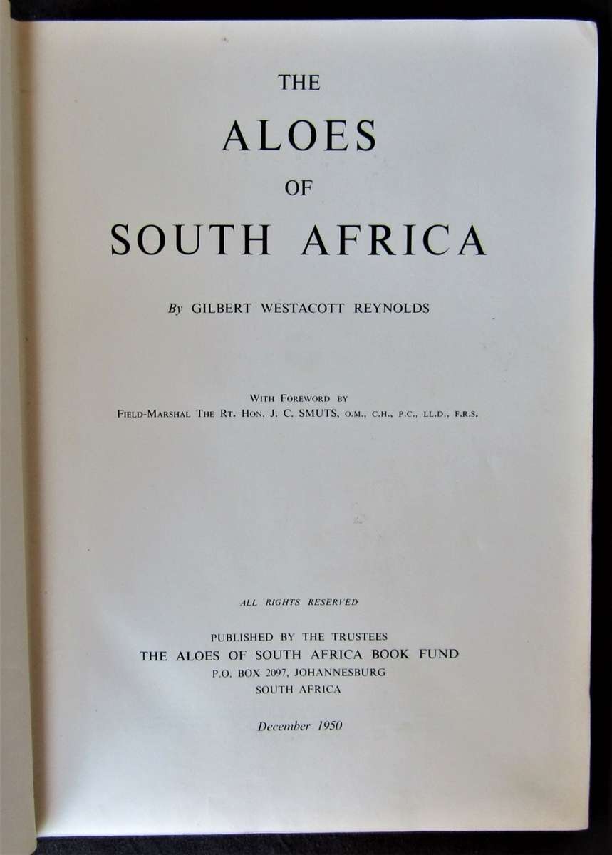 1950 - The Aloes of South Africa