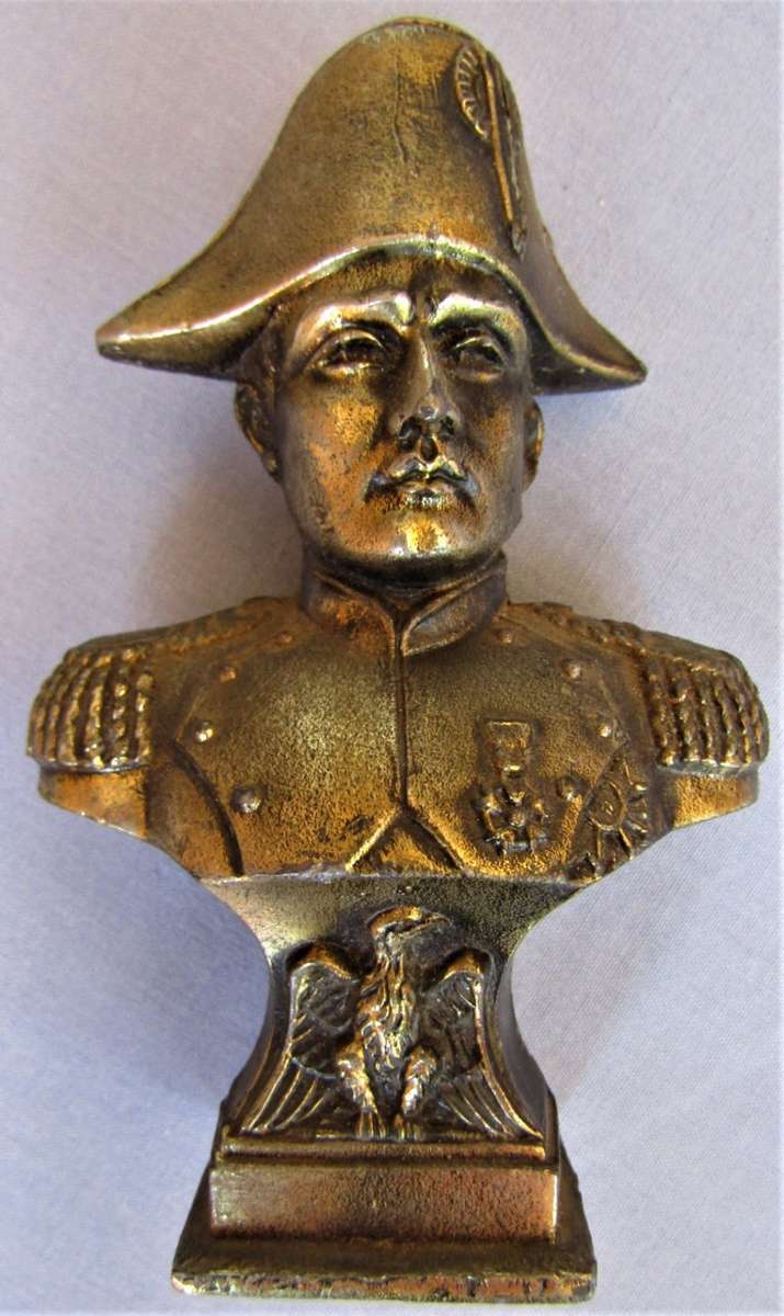 Vintage Napoleon Heavy Metal Bust Figure