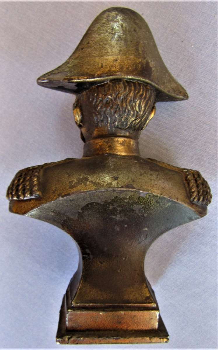 Vintage Napoleon Heavy Metal Bust Figure