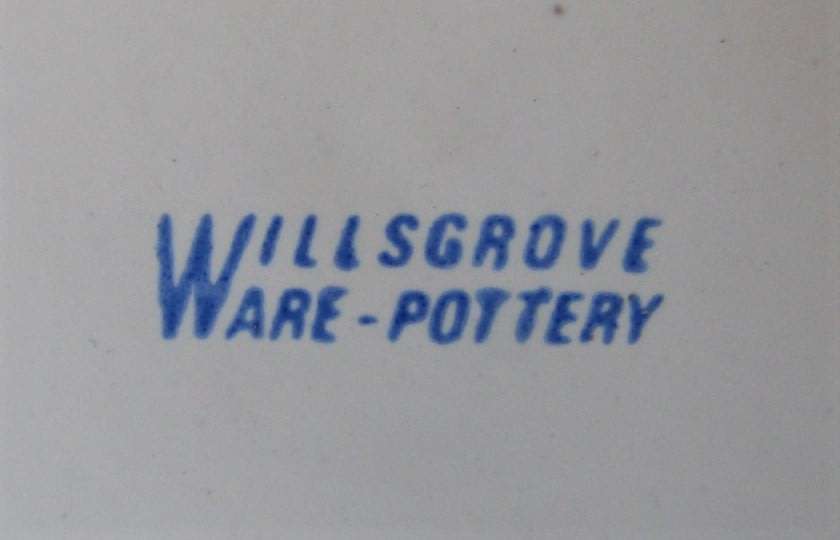 England 1837 Railway Locomotive Display Plate - Made by Willsgrove Ware (Rhodesia)