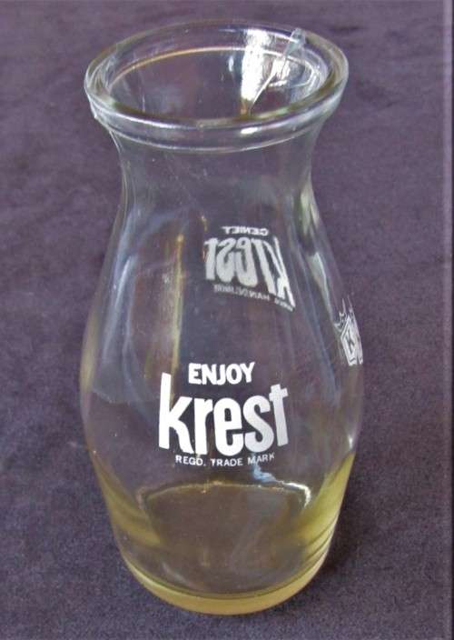 Old Enjoy Krest Geniet Krest Glass Decanter