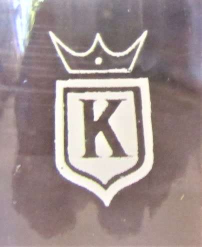 Old Enjoy Krest Geniet Krest Glass Decanter