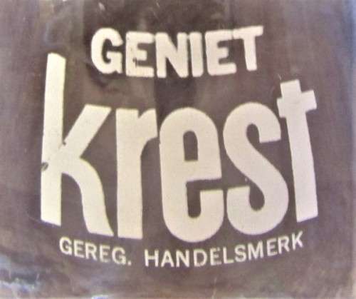 Old Enjoy Krest Geniet Krest Glass Decanter
