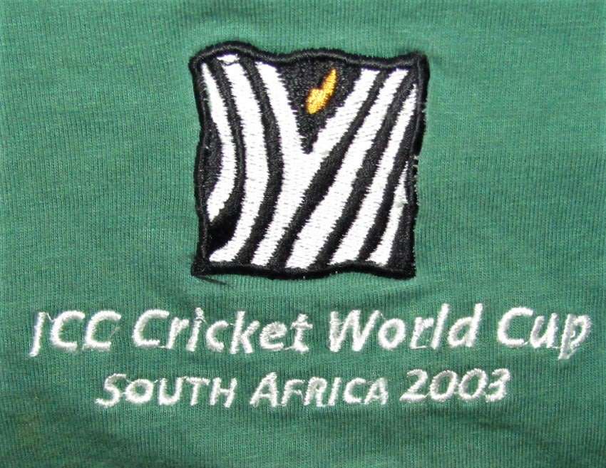 2003 Cricket World Cup South African Jersey
