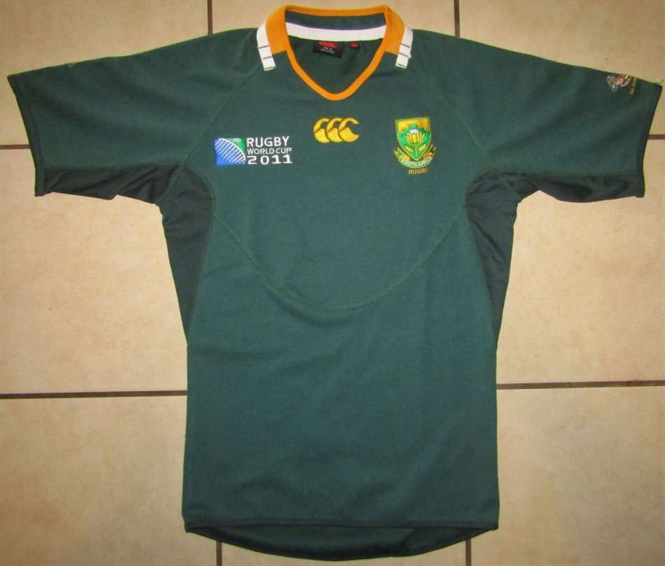 2011 World Cup Canterbury Springbok Rugby Jersey