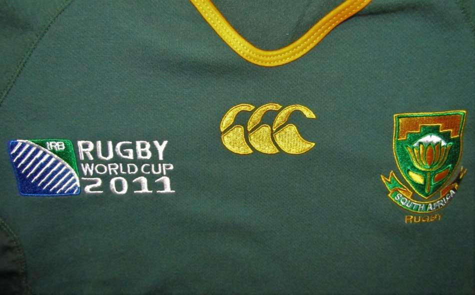 2011 World Cup Canterbury Springbok Rugby Jersey