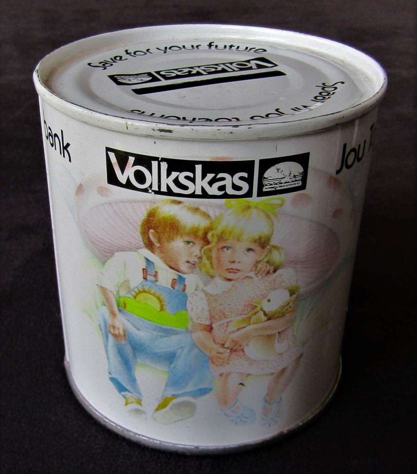 Old Volkskas Metal Money Box